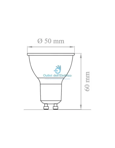 Lampo DIKLED4X2W230/BC LED-Lampe 12V 4x2W 3000K MR16